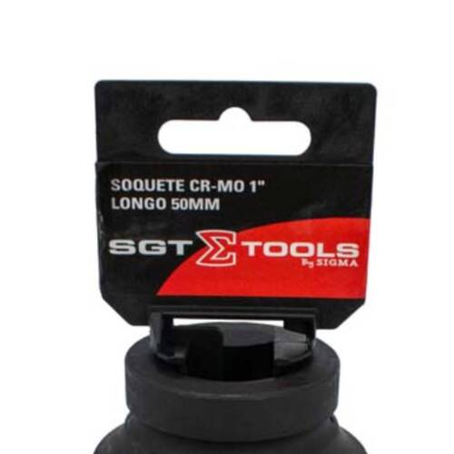 Soquete sextavado de impacto longo 50 mm encaixe 1