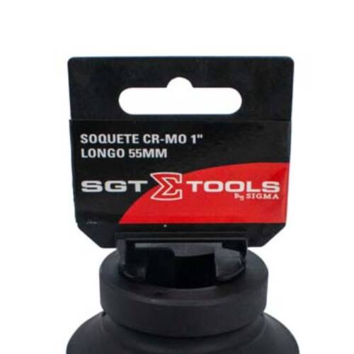 Soquete sextavado de impacto longo 55 mm encaixe 1