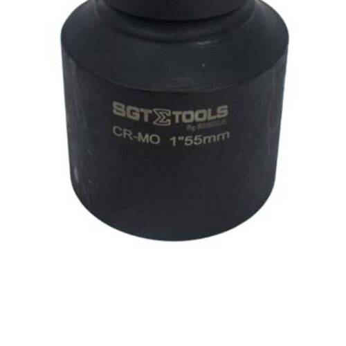 Soquete sextavado de impacto longo 55 mm encaixe 1