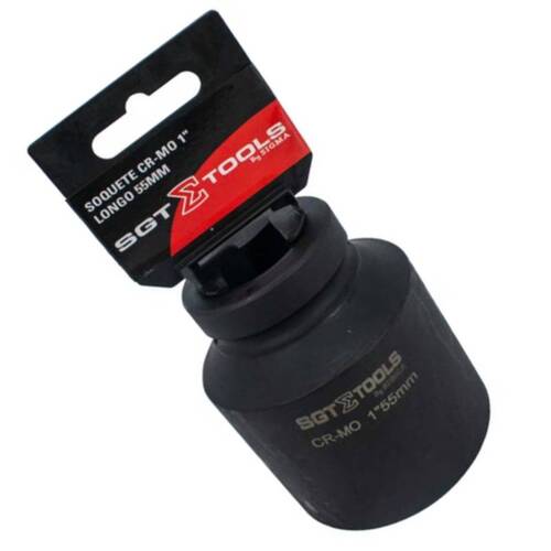 Soquete sextavado de impacto longo 55 mm encaixe 1