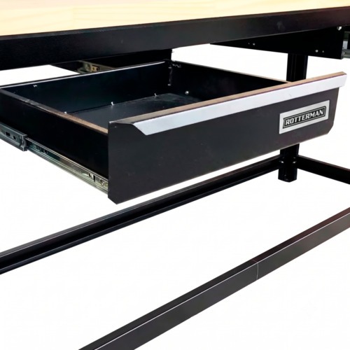 Bancada desmont�vel aberta de 2.000 x 600 mm com tampo de pinus
