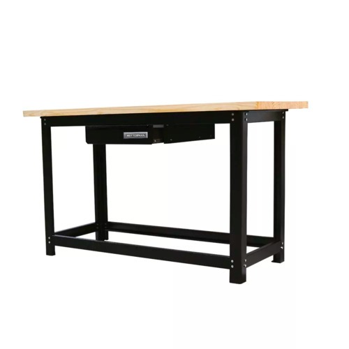 Bancada desmont�vel aberta 1.500 x 600 mm com tampo de pinus