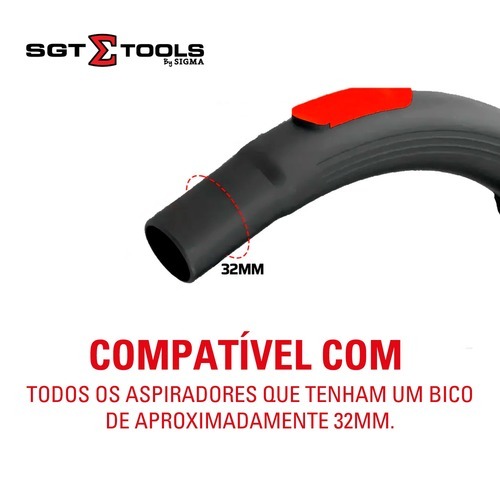 Bocal para limpeza de estofados para extratoras 32 a 38 mm Bocal para limpeza de estofados para extratoras 32 a 38 mm