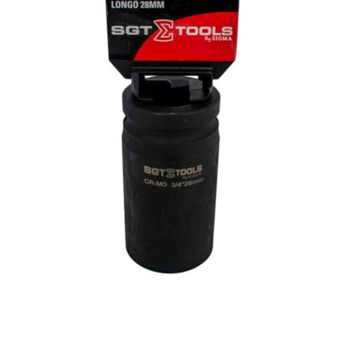 Soquete sextavado de impacto longo 28 mm encaixe 3/4