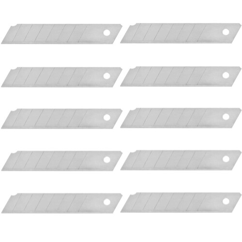 Lâmina para estilete 18 mm com 10 peças Lâmina para estilete 18 mm com 10 peças