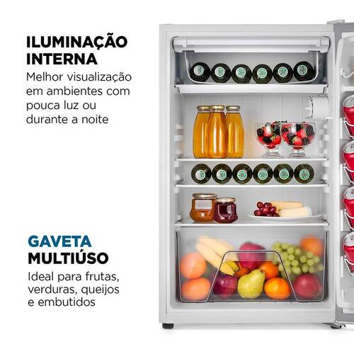 Frigobar 120 litros porta reversível branco - FGB-01-W120 110V Frigobar 120 litros porta reversível branco - FGB-01-W120 110V