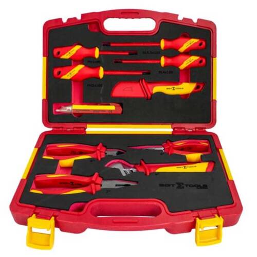 Jogo de ferramentas isoladas 1000V VDE 10 pe�as com maleta