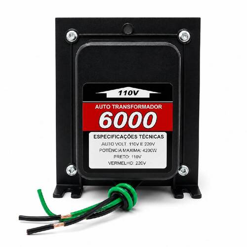 Autotransformador de voltagem para pot�ncia at� 4600W - 6000VAT  110V/220V