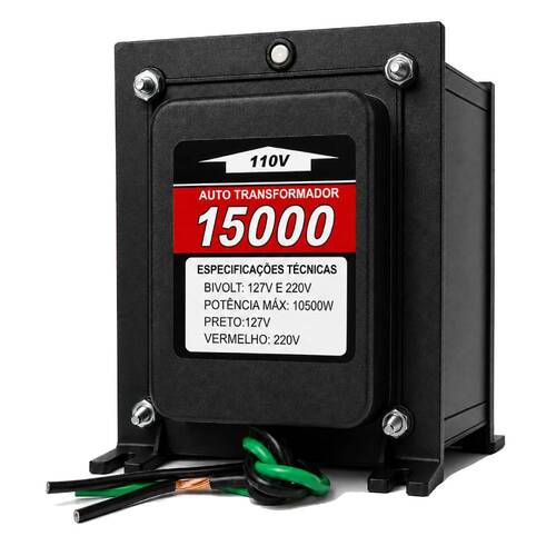 Autotransformador de voltagem para pot�ncia at� 10500W - 15000VAT  110V/220V