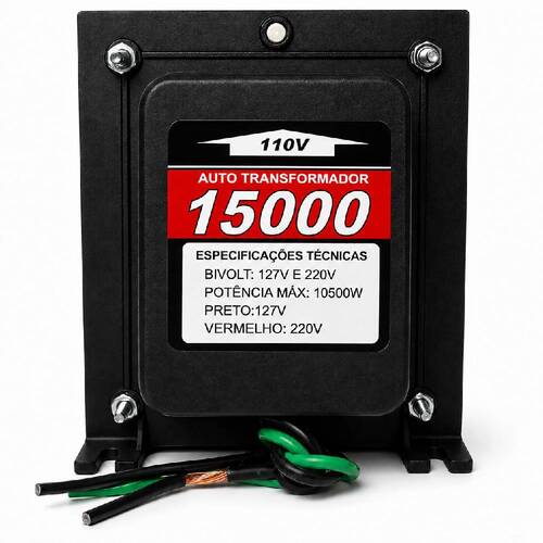 Autotransformador de voltagem para pot�ncia at� 10500W - 15000VAT  110V/220V