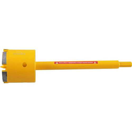Serra copo diamantada 60 mm com haste Serra copo diamantada 60 mm com haste