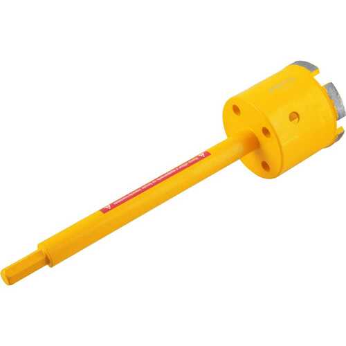 Serra copo diamantada 60 mm com haste Serra copo diamantada 60 mm com haste
