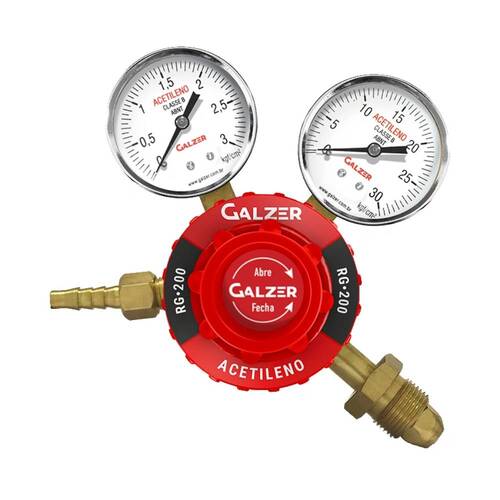 Regulador de pressão acetileno - RG-200 Regulador de pressão acetileno - RG-200