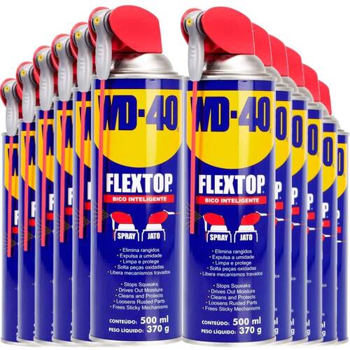 Kit 12 �leos anticorrosivos com Bico Inteligente 500 ml - FLEXTOP