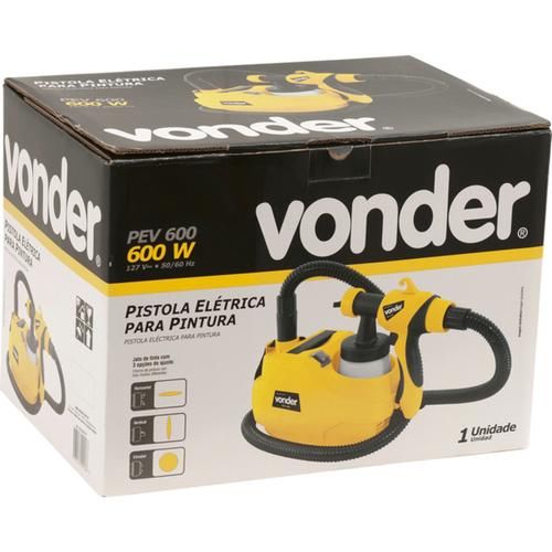 Pistola de pintura pulverizadora elétrica 600 watts - PEV 600 220V Pistola de pintura pulverizadora elétrica 600 watts - PEV 600 220V
