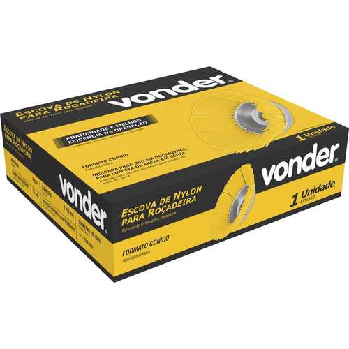 Escova de nylon c�nica para ro�adeira 1