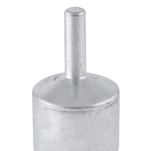 Escova de a�o latonado ondulada tipo pincel 25 mm