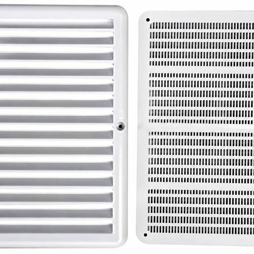 Grade de ventilação plástica quadrada 20 x 20 cm Grade de ventilação plástica quadrada 20 x 20 cm