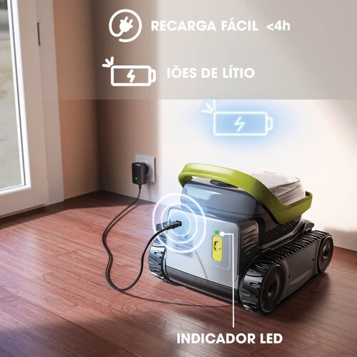 Robô aspirador para de piscina a bateria 21,6V 5,1Ah - OP 3220 Robô aspirador para de piscina a bateria 21,6V 5,1Ah - OP 3220