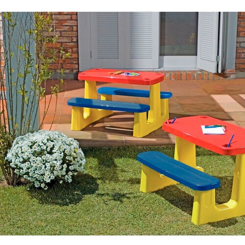 Mesa Infantil para Pic-nic e escolar colorida - 92360000