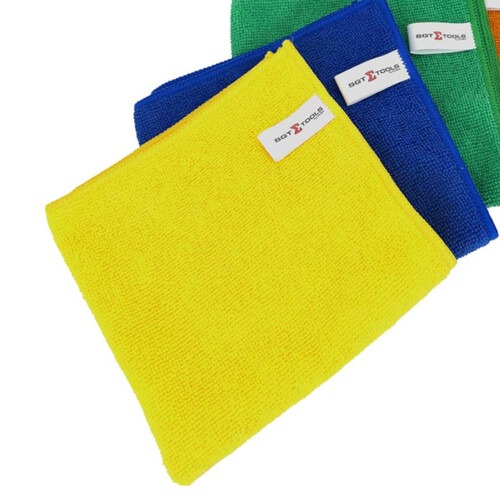 Toalha multiuso em microfibra para limpeza 35 x 35 cm 4 pe�as