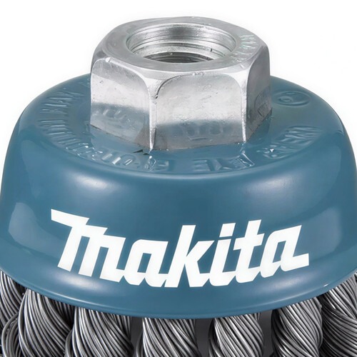 Escova de a�o torcida tipo copo 50 mm com rosca - D-24119