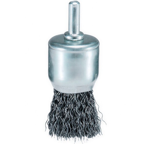 Escova de aço ondulada tipo pincel 19 mm Escova de aço ondulada tipo pincel 19 mm
