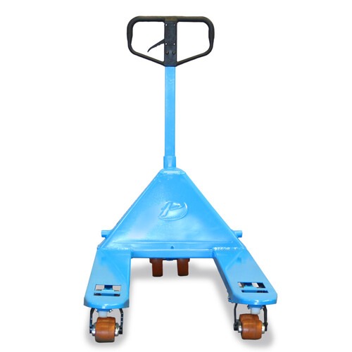 Transpalete hidr�ulico 2.500 kg 525 mm com rodas duplas de poliuretano - TM2500 RTP