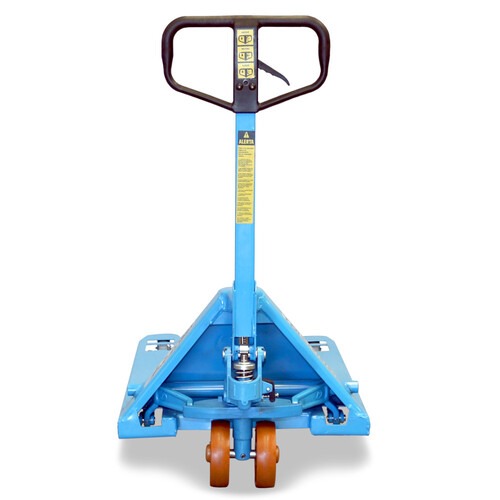 Transpalete hidr�ulico 2.500 kg 525 mm com rodas simples  de polipropileno - TM2500 RSP