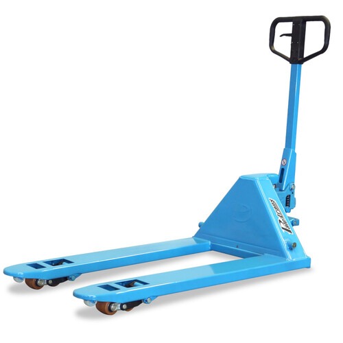 Transpalete hidráulico 2.500 kg 680 mm com rodas duplas de poliuretano - TM 2500 RTP Transpalete hidráulico 2.500 kg 680 mm com rodas duplas de poliuretano - TM 2500 RTP