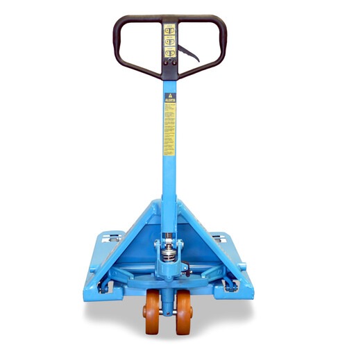 Transpalete hidráulico 2.500 kg 680 mm com rodas duplas de poliuretano - TM 2500 RTP Transpalete hidráulico 2.500 kg 680 mm com rodas duplas de poliuretano - TM 2500 RTP