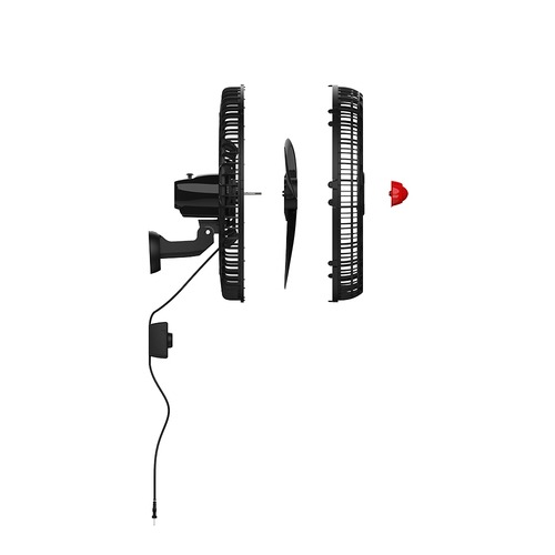 Ventilador de parede 60 cm oscilante com grade bipartida - New  220V