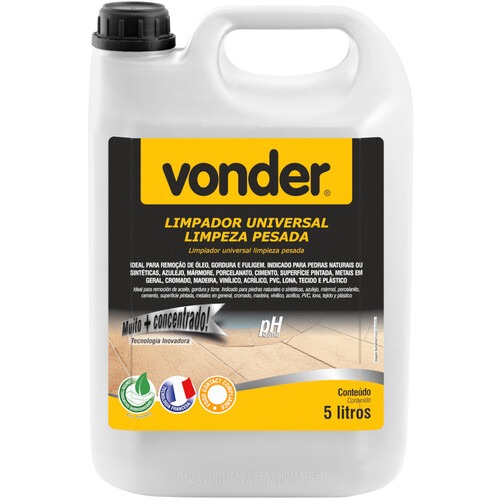 Limpador universal limpeza pesada 5 litros