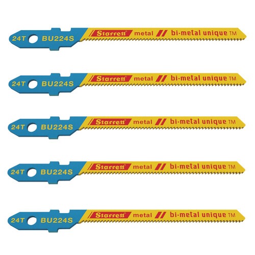 Lâmina serra tico tico cortes curvos 50 mm 24 dentes bimetal para metal 5 peças - BU224S Lâmina serra tico tico cortes curvos 50 mm 24 dentes bimetal para metal 5 peças - BU224S