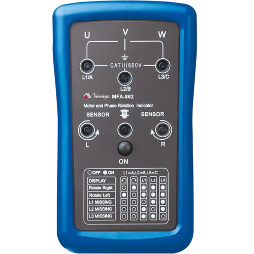 Fasímetro com indicador led 690 volts - MFA-862 Fasímetro com indicador led 690 volts - MFA-862
