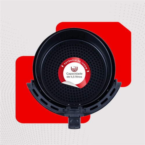 Fritadeira el�trica sem �leo Air Fryer 4,5L 1.400W - ARF 1245  110V
