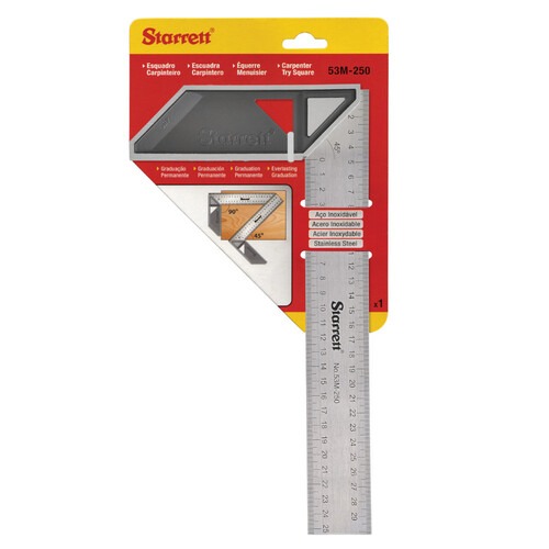 Esquadro de aço para carpinteiro 10 Esquadro de aço para carpinteiro 10