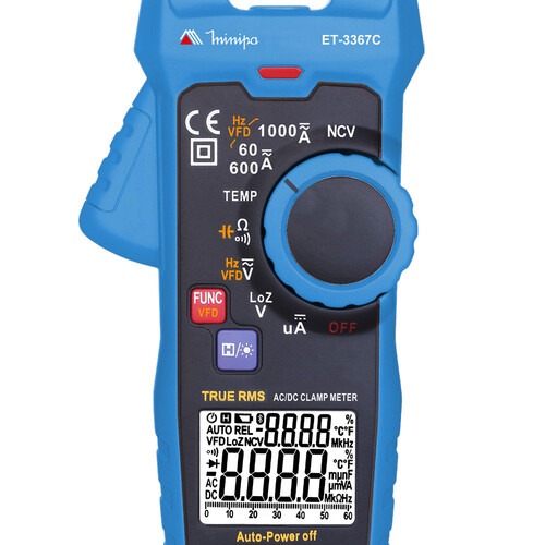Alicate amper�metro digital 1000 amperes - ET-3367C