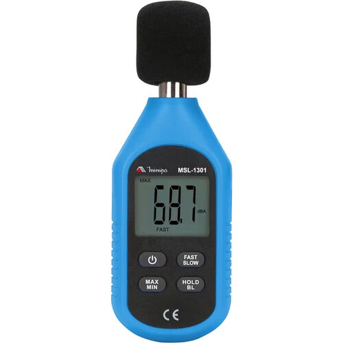 Decibelimetro digital mini com medição 30 a 130 dB - MSL-1301 Decibelimetro digital mini com medição 30 a 130 dB - MSL-1301