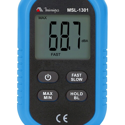 Decibelimetro digital mini com medição 30 a 130 dB - MSL-1301 Decibelimetro digital mini com medição 30 a 130 dB - MSL-1301