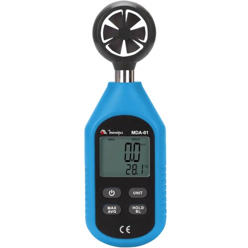 Anemômetro digital mini - MDA-01 - Minipa Anemômetro digital mini - MDA-01 - Minipa