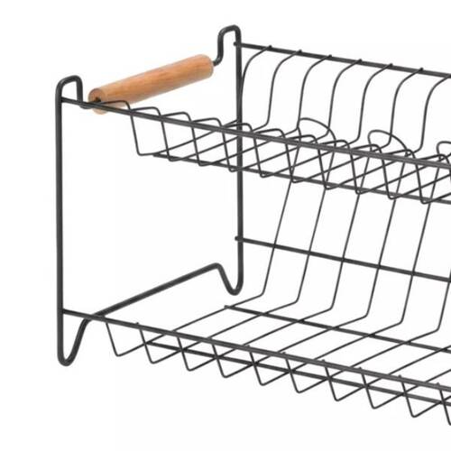 Escorredor de lou�a duplo com porta talheres Eco Design - 0452