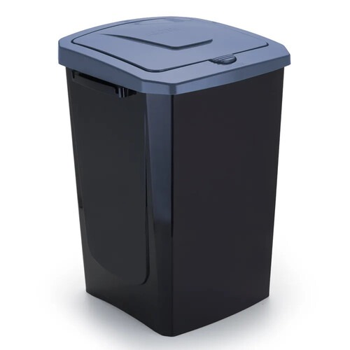 Lixeira plastica push click 40 litros com tampa Ecof�cil - 5073