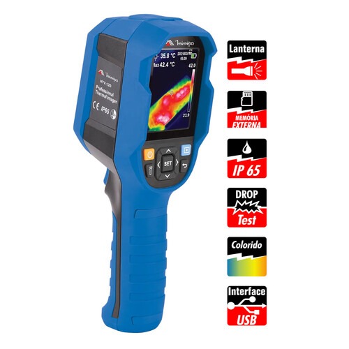 C�mera t�rmica pontual infravermelha 640 x 480 pixels -10�C a 400�C - MTV-120