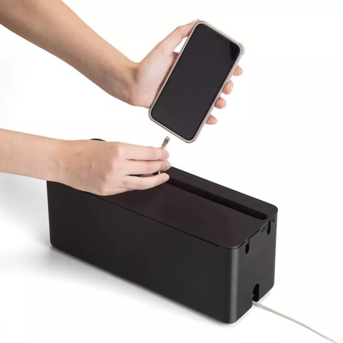 Organizador de cabos com suporte para celular - 5906