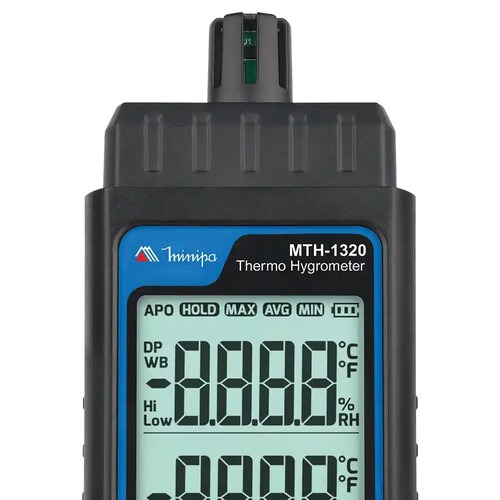 Rel�gio termo-higr�metro digital -20 a +60�C interno - MTH-1320