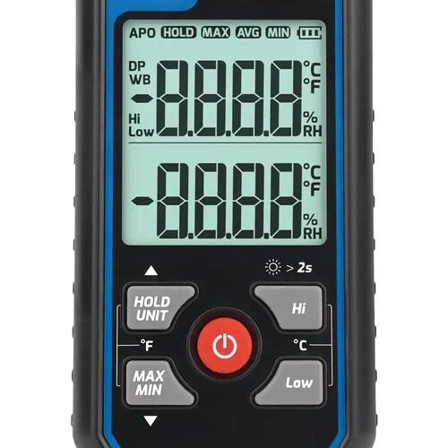 Rel�gio termo-higr�metro digital -20 a +60�C interno - MTH-1320