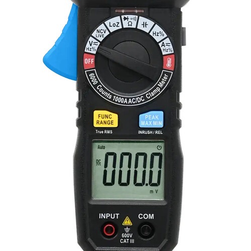 Alicate amper�metro digital 1000A True RMS AC CAT III 1000V - ET-3178