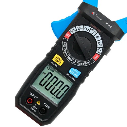 Alicate amper�metro digital 1000A True RMS AC CAT III 600V - ET-3167