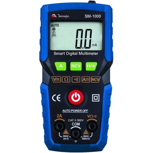 Mult�metro digital port�til 300V CAT II AC/DC - SM-1000